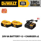 Original DEWALT 20V 5Ah Lithium Battery DCB805 with Full Protection & Long Lifespan Fast Charging 9Ah,6Ah,5Ah,2Ah High Capacity