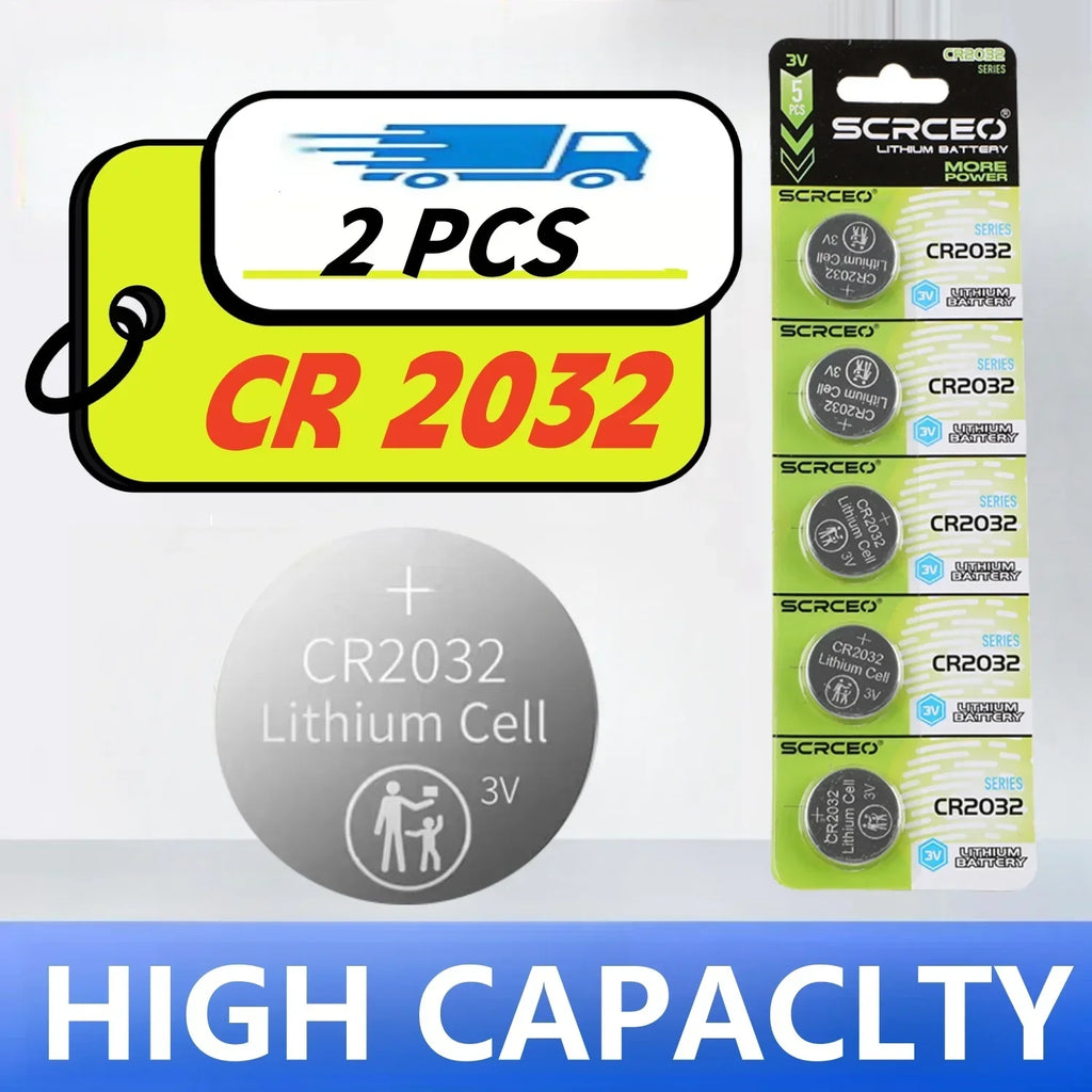New2-50PCS CR2032 3V Lithium Battery CR 2032 Button Battery For Watch Toy Calculator Car Remote Control Button Coin Cell