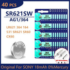 Original For SONY 364 SR621SW SR60 1.55V Button Battery For Watch Toys Remote Cell Coin Batteries