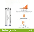 AA5 Rechargeable USB Lithium Battery 1.5V Constant Voltage