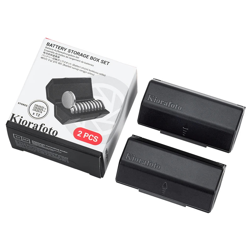 2/4 Pack Upgrade Coin Cell Battery Organizer for 24/48 x CR2032/CR2025/CR2016 Batteries， Allow to fit in Standard D Battery Slot