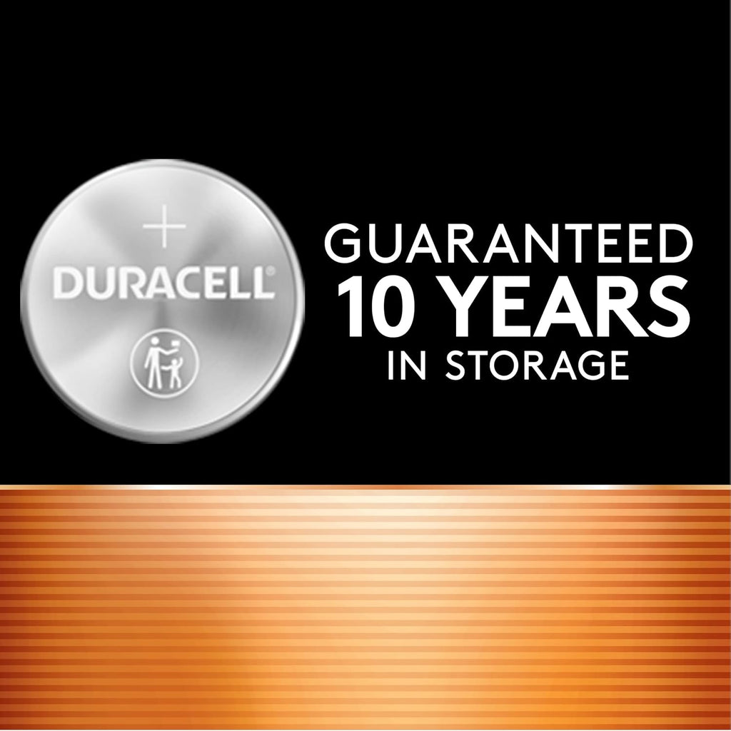 Duracell 2032 Lithium Battery, 2 Count (Pack of 1), Compatible with AirTag, Child Safety Features, Key Fob, CR2032 3V Cell