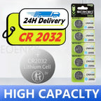 New2-50PCS CR2032 3V Lithium Battery CR 2032 Button Battery For Watch Toy Calculator Car Remote Control Button Coin Cell