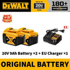 Original DEWALT 20V 5Ah Lithium Battery DCB805 with Full Protection & Long Lifespan Fast Charging 9Ah,6Ah,5Ah,2Ah High Capacity
