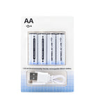 AA5 Rechargeable USB Lithium Battery 1.5V Constant Voltage