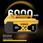 DEWALT original battery, 20V, 6AH, rechargeable lithium-ion battery, DEWALT，DCB115，DCB69 DCB118， Fast charging, tool battery 20V