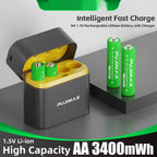 Eight-slot AA Smart Charging Bin Type-c Port 8 Tablets No 5 3400Mwh Lithium Battery Charger Suit