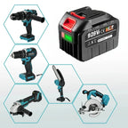 928VF 20V 22500mAh High Capacity Rechargeable Lithium Ion Battery for Electric Chainsaw Electric Drill Wrench Power Tool